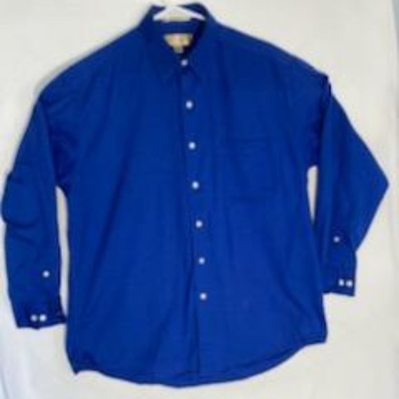 croft & barrow Other - Long Sleeve button down shirt size 16 32/33 blue